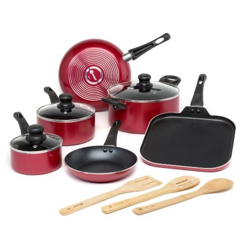 12-Pc  Red Cookware Set - 25 Years Service Award