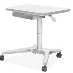 Sit/Stand Mobile Desk - 40 Years Service Award